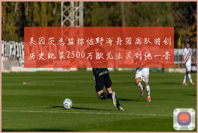 美因茨总监称佐野海舟若离队将创历史纪录2500万欧无法买到他一条腿